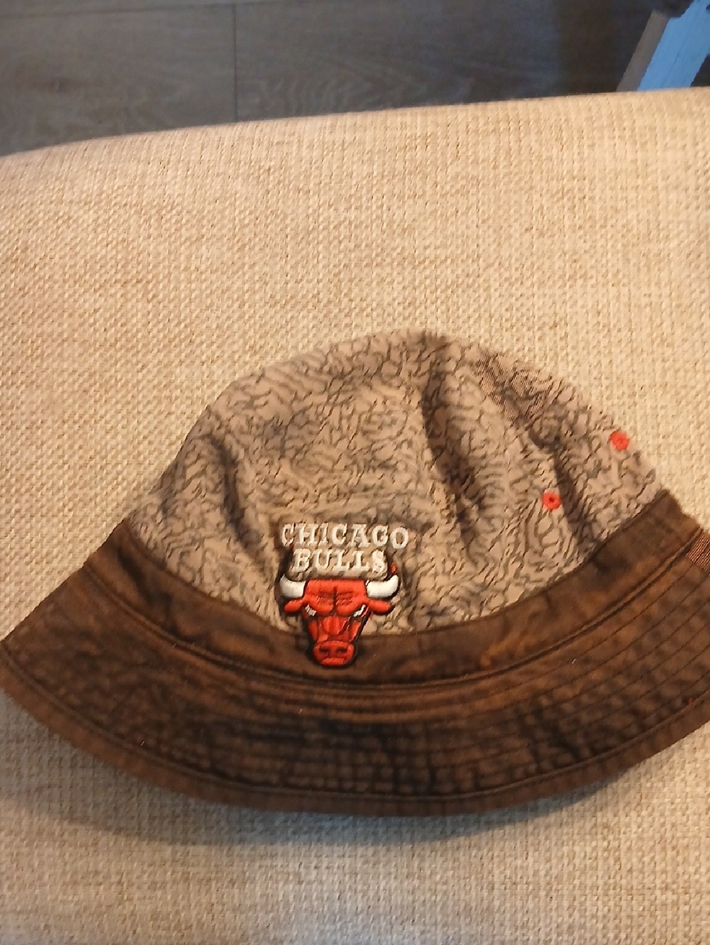 Mitchell & Ness Chicago Bulls Brown  Bucket Hat Vintage